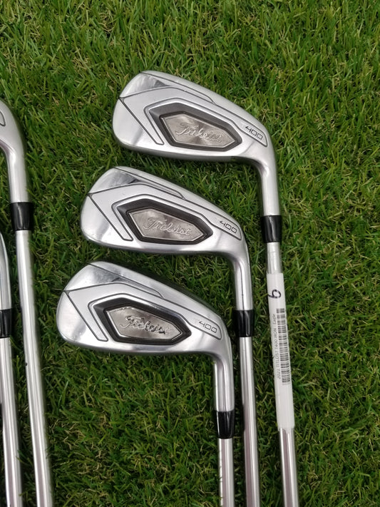 2020 TITLEIST T400 IRON SET 7-PW,43*,49* REGULAR MITSUBISHI FUBUKI MV IR 55 GOOD