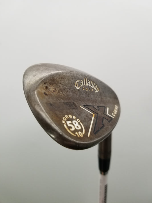 2004 CALLAWAY FORGED DARK CHROME WEDGE 58*/10C STIFF NIPPON 1050GH 34.5" FAIR