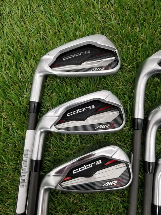 LEFTY 2022 COBRA AIR X IRON SET 5-PW REGULAR ULTRALITE 50 GRAPHITE GOOD