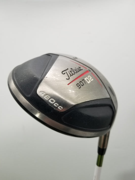 2007 TITLEIST 907 D2 DRIVER 8.5* STIFF ALDILA NV GREEN 75 FAIR