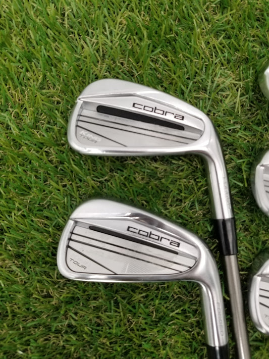 2023 COBRA KING TOUR IRON SET 5-9 REGULAR AEROTECH STEELFIBER I80CW VERYGOOD