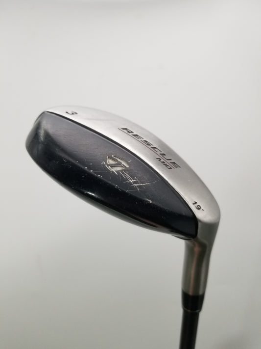 2002 TAYLORMADE RESCUE MID 3 HYBRID 19* STIFF TM ULTRALITE FAIR