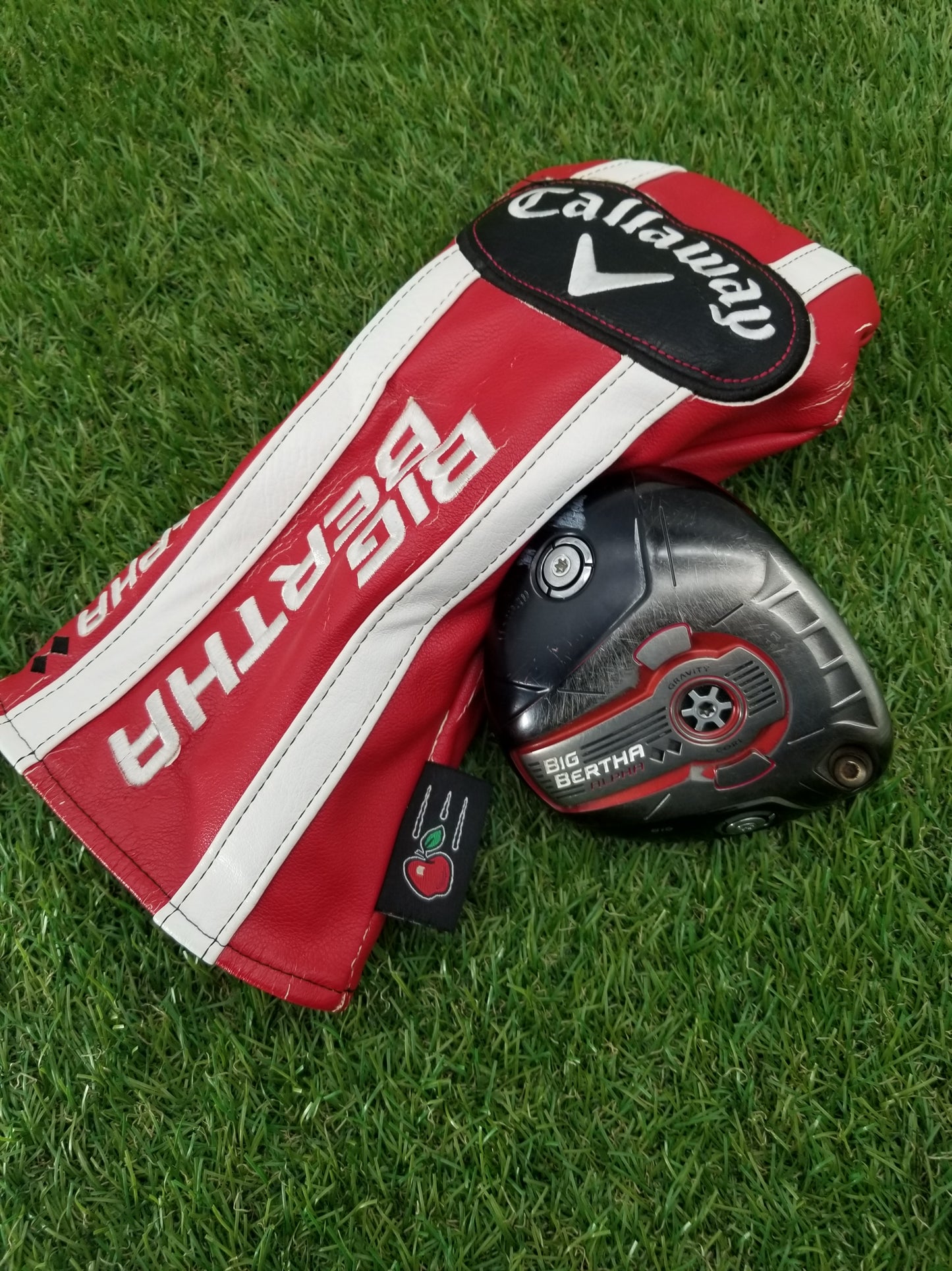 2014 CALLAWAY BIG BERTHA ALPHA 815 DOUBLE BLK DIAMOND DRIVER 9* CLUBHEAD GOOD