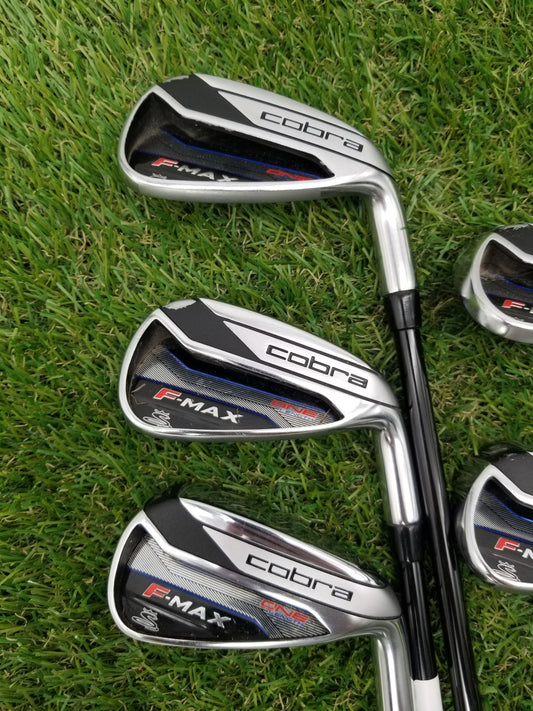 2018 COBRA FMAX ONE SV IRON SET 6-PW LITE FLEX SUPERLITE 55 GOOD