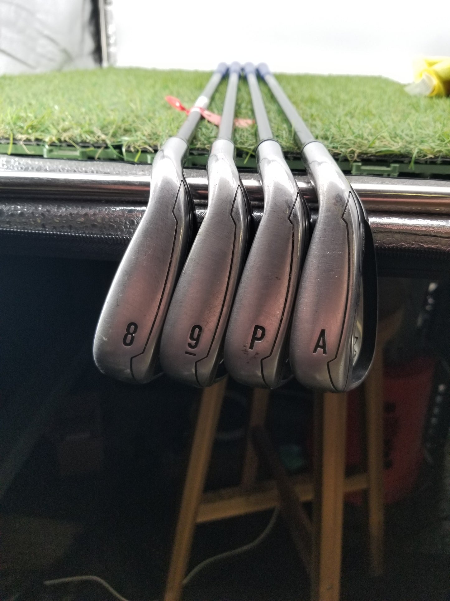 2015 CALLAWAY XR IRON SET 8I-PW,GW SENIOR PROJECT X 55G GOOD