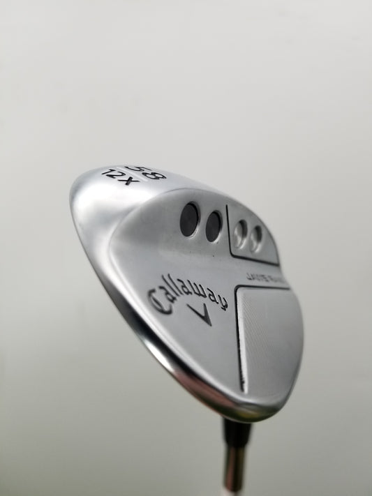 2023 CALLAWAY JAWS RAW WEDGE 58/12X REGULAR UST MAMIYA RECOIL 460 35" VERYGOOD