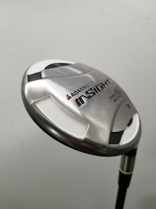 2008 ADAMS INSIGHT TECH 3 WOOD REGULAR ALDILA SPEEDLINE 75G FAIR