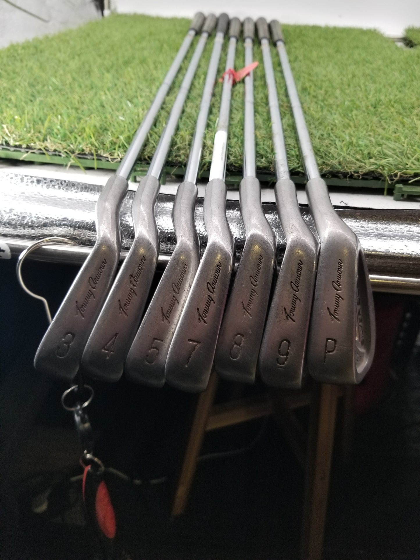 TOMMY ARMOUR 845S SILVER SCOT IRON SET 3I-PW (NO 6I) STIFF DYNGOLD FAIR