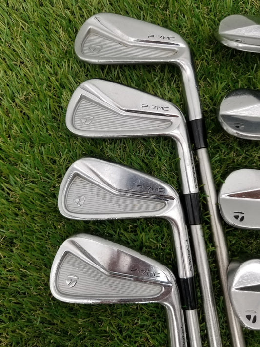 2021 TAYLORMADE P7MC/P7MB COMBO IRON SET 3I-PW XSTIFF KBS TOUR C-TAPER FAIR