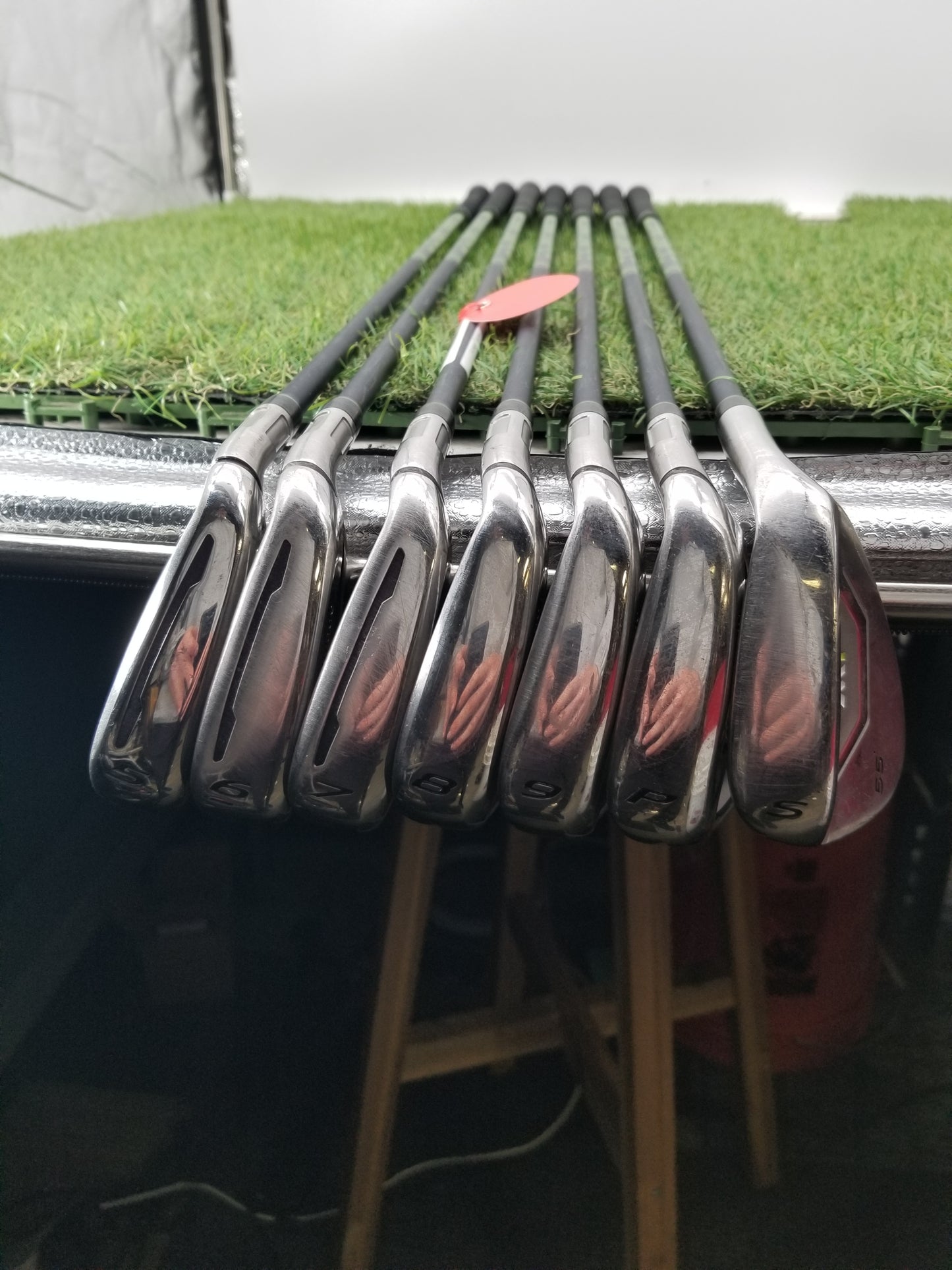 2017 TAYLORMADE M1 IRON SET 5I-PW,SW SENIOR FUJIKURA PRO 57 GREEN GOOD