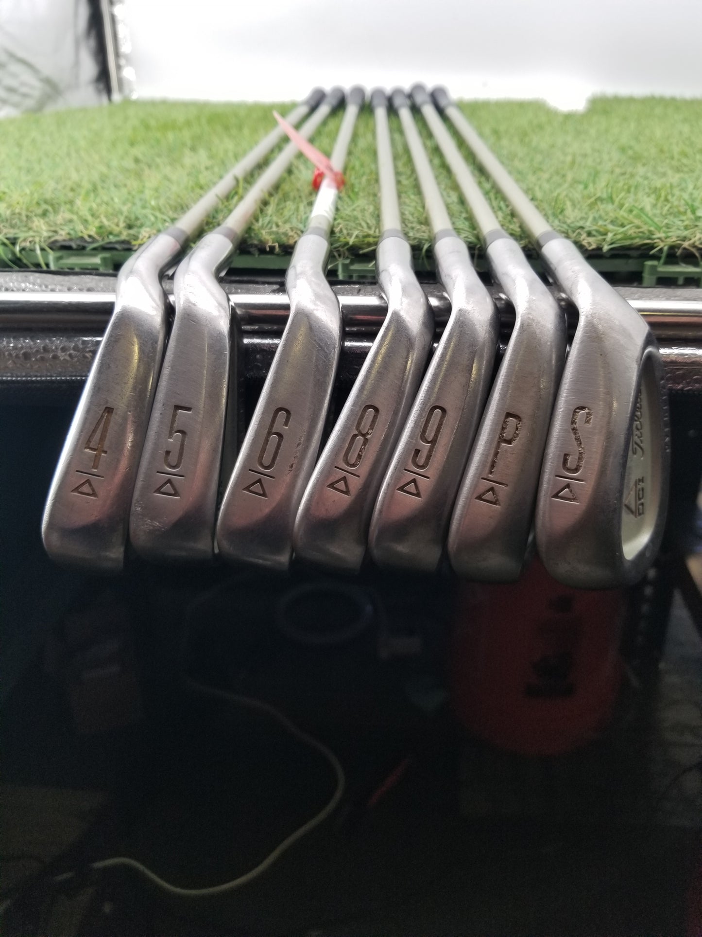 1996 TITLEIST DCI GOLD OS IRON 4I-PW,SW (NO 7I) SENIOR TITLEIST TRISPEC FAIR