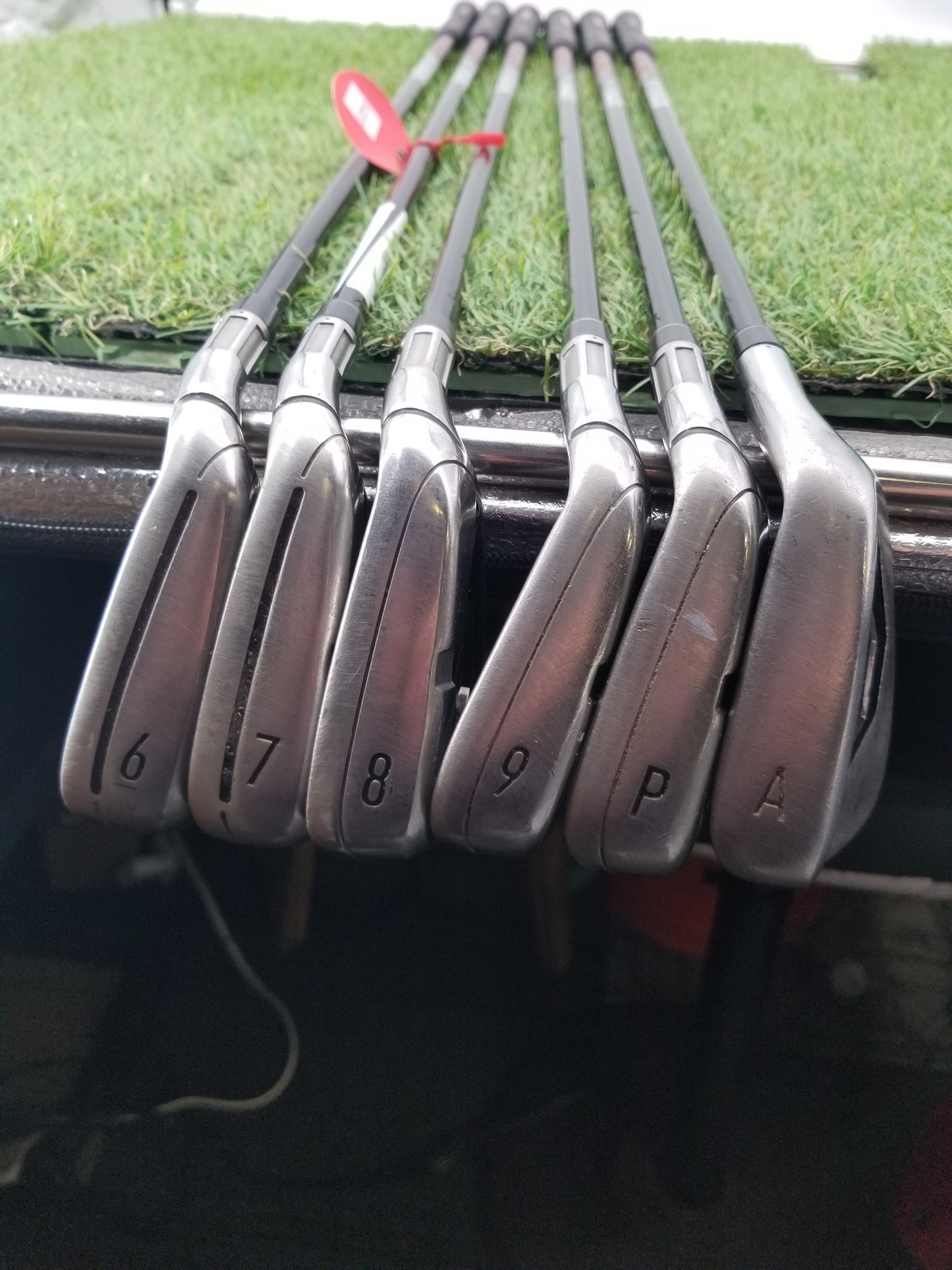 2018 TAYLORMADE M4 IRON SET 6I-PW,GW REGULAR FUJIKURA ATMOS RED 6 GOOD