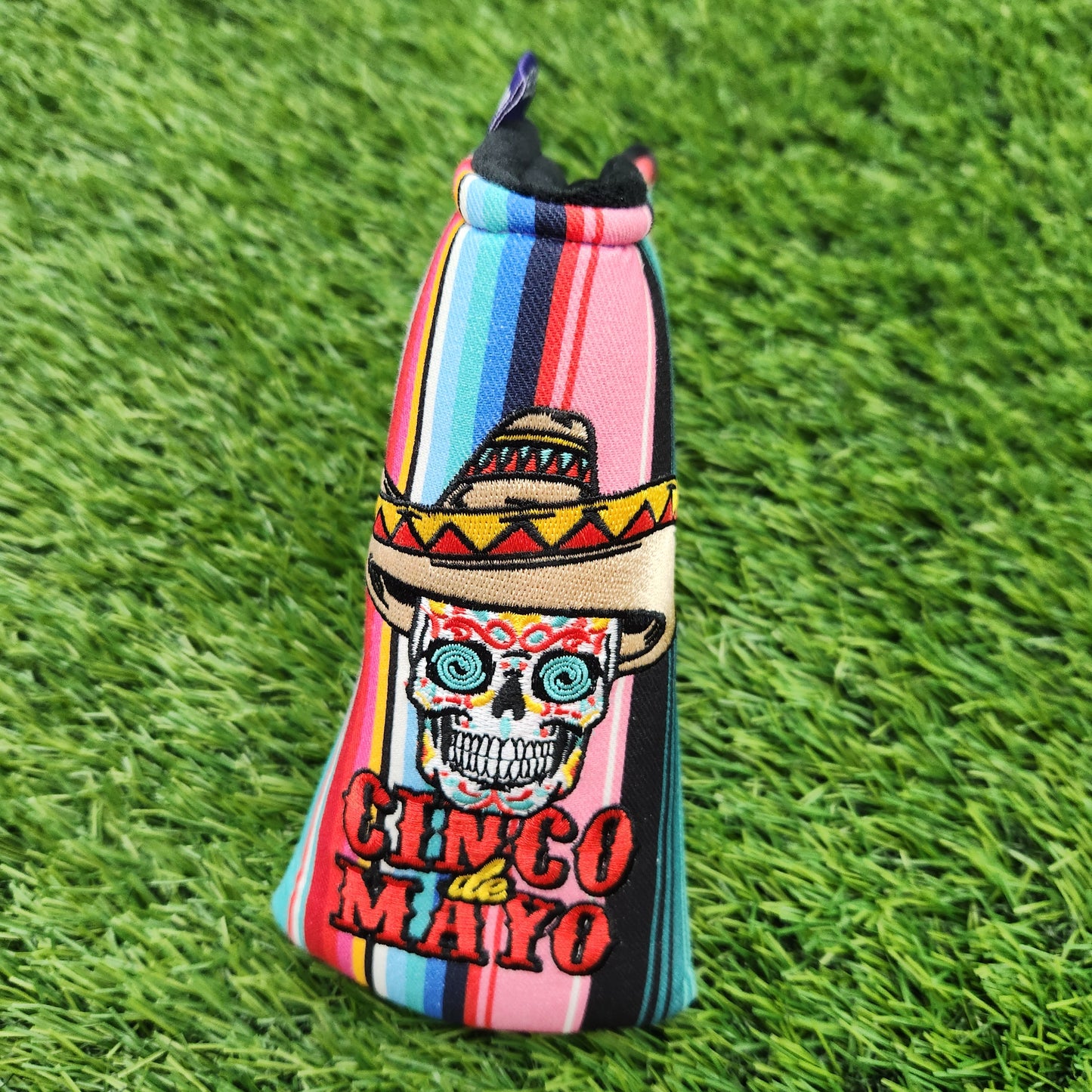 NEW ODYSSEY PREMIUM CINCO DE MAYO BLADE PUTTER HEADCOVER BRANDNEW