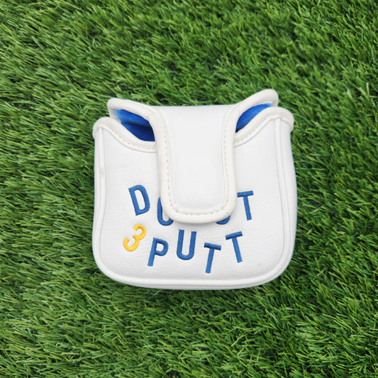 DO NOT 3 PUTT MALLET PUTTER HEADCOVER VERYGOOD