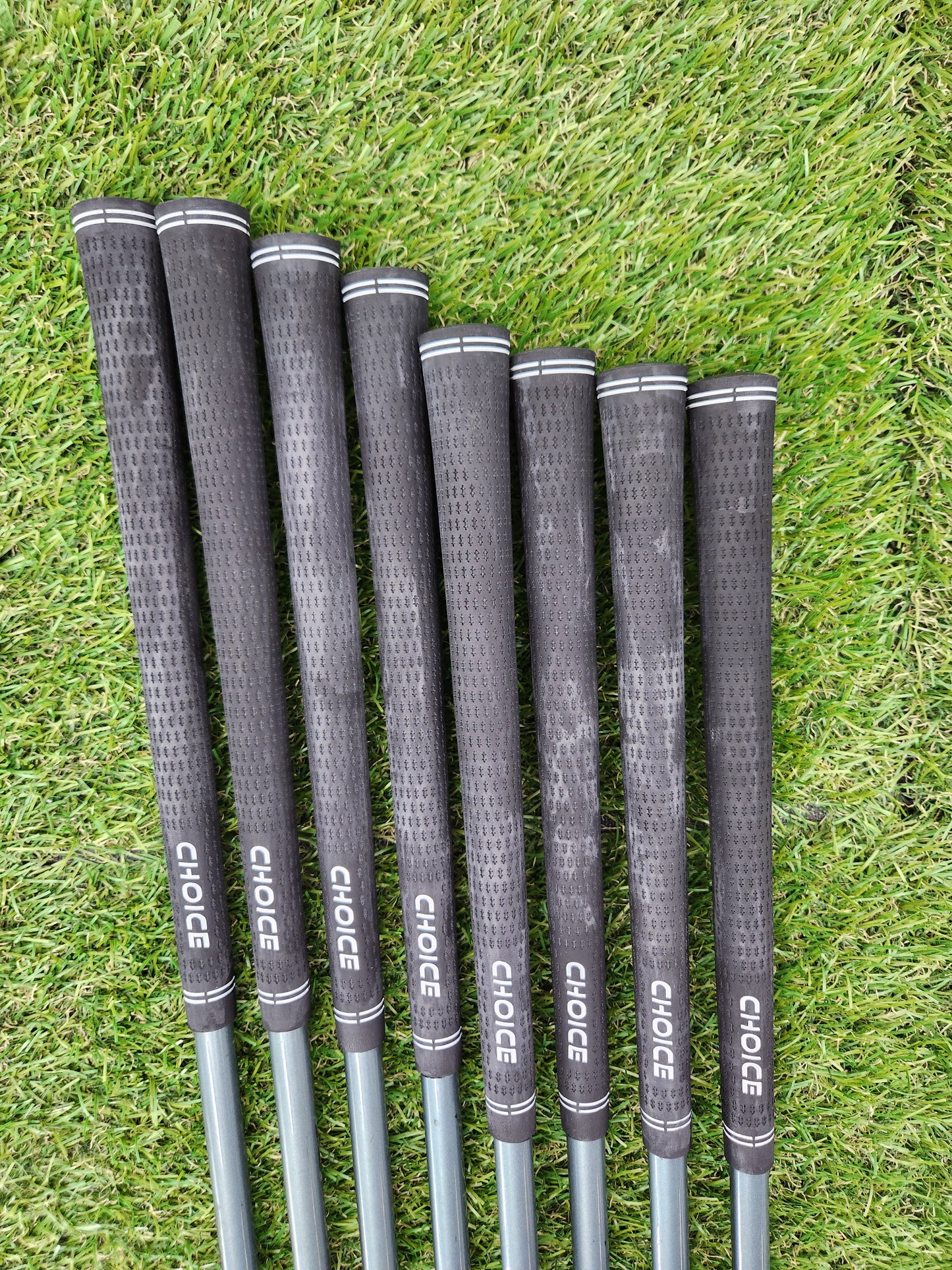 1998 CALLAWAY BIG BERTHA X12 IRON SET 4-PW,SW (NO GW) LITE CALLAWAY GEMS FAIR