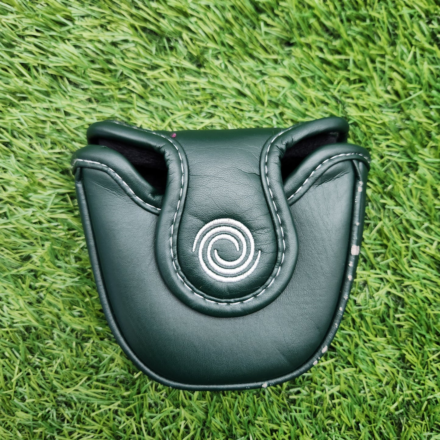 TOULON DESIGN GREEN MALLET PUTTER HEADCOVER VERYGOOD