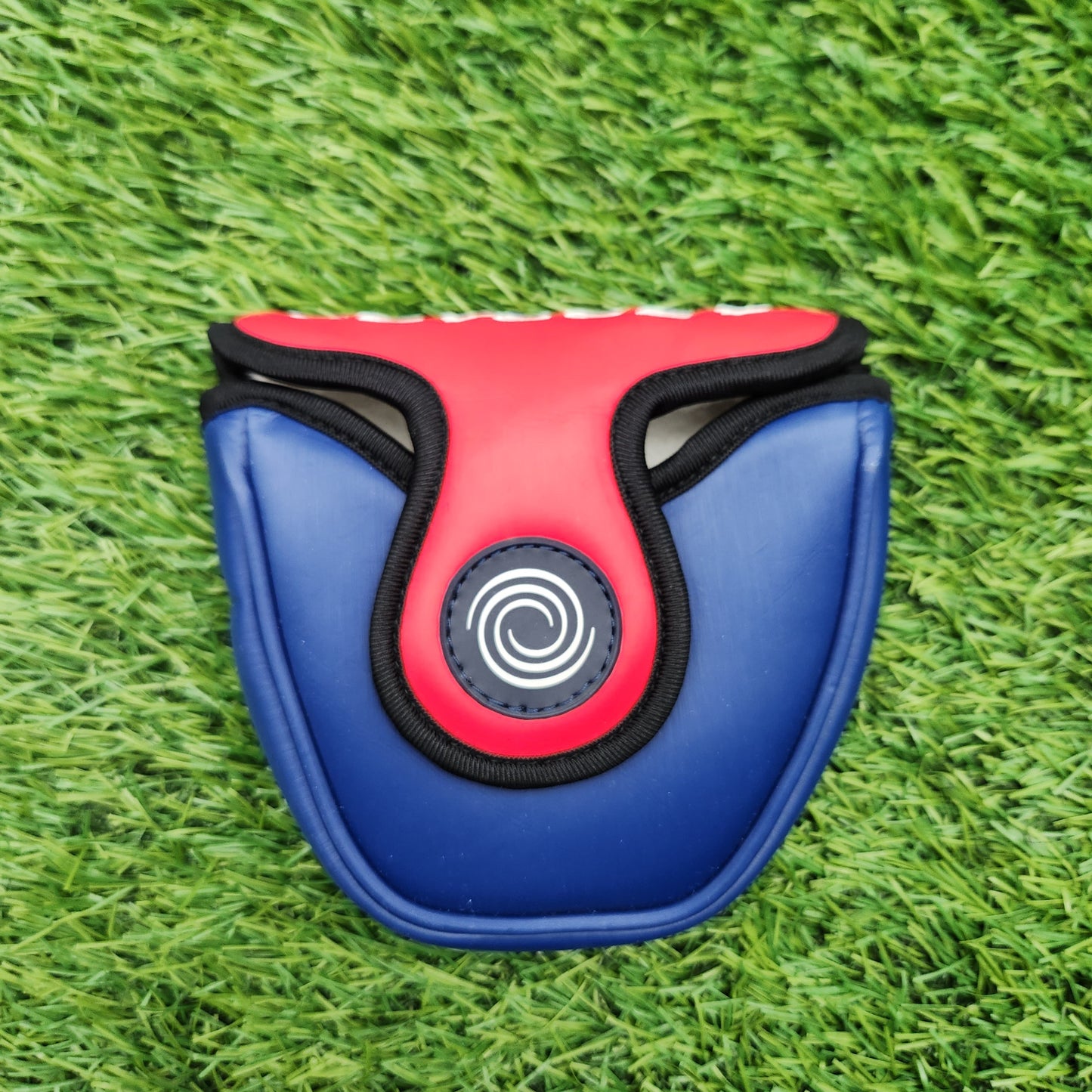 ODYSSEY RED WHITE AND BLUE MALLET PUTTER HEADCOVER VERYGOOD