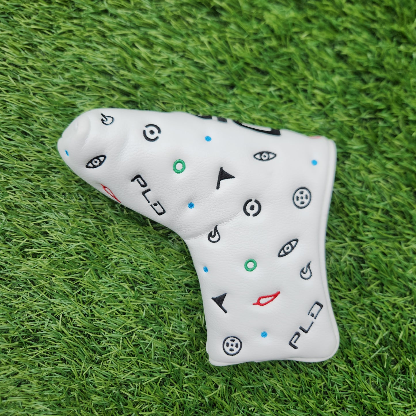 PING PLD WHITE BLADE HEADCOVER VERYGOOD
