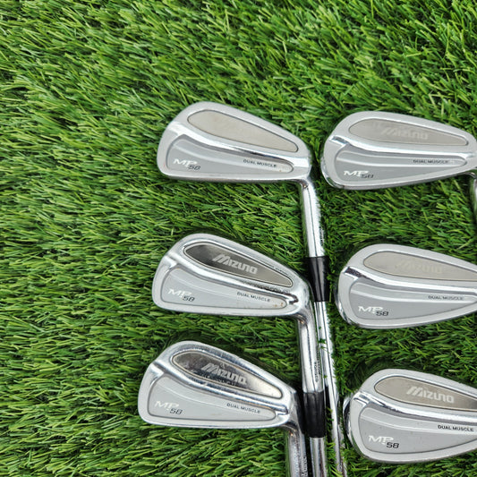 2010 MIZUNO MP58 IRON SET 5-PW REG TT GS95 FAIR