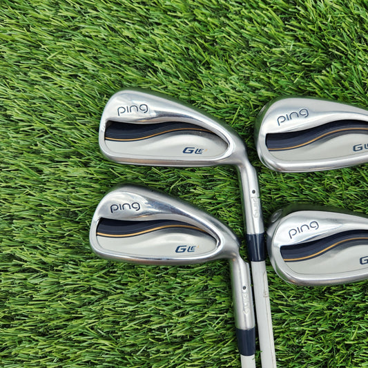2023 PING G LE 3 IRON SET 7-PW LADIES PING ULT 250 (BLACK DOT) GOOD
