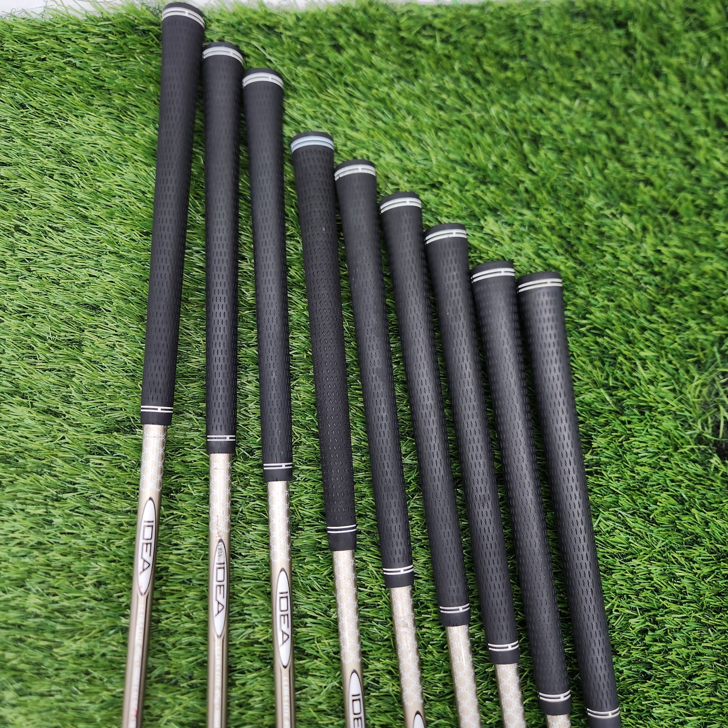 2011 ADAMS IDEA A12 OS SET 3W,5W,7W,5HY,6HY,7-PW,SW(MISSING 9I) LADIES STOCK GRAPHITE 50G GOOD