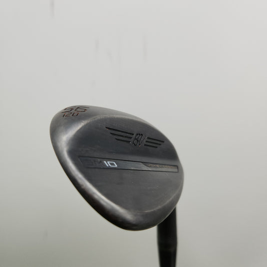 2024 TITLEIST VOKEY SM10 JET BLACK WEDGE 56*/12D WEDGEFLEX VOKEY STOCK 35" GOOD