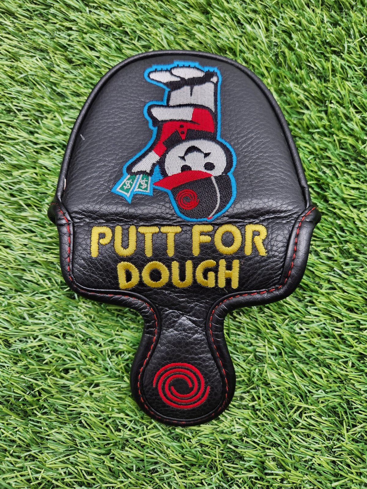 ODYSSEY PUTT FOR DOUGH MALLET PUTTER HEADCOVER VERYGOOD