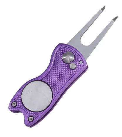 SWITCHBLADE DIVOT TOOL AND BALL MARKER