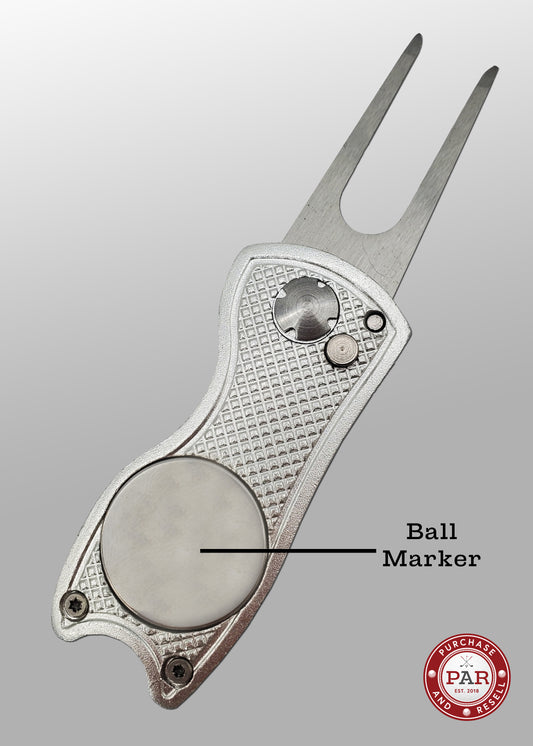 SWITCHBLADE DIVOT TOOL AND BALL MARKER