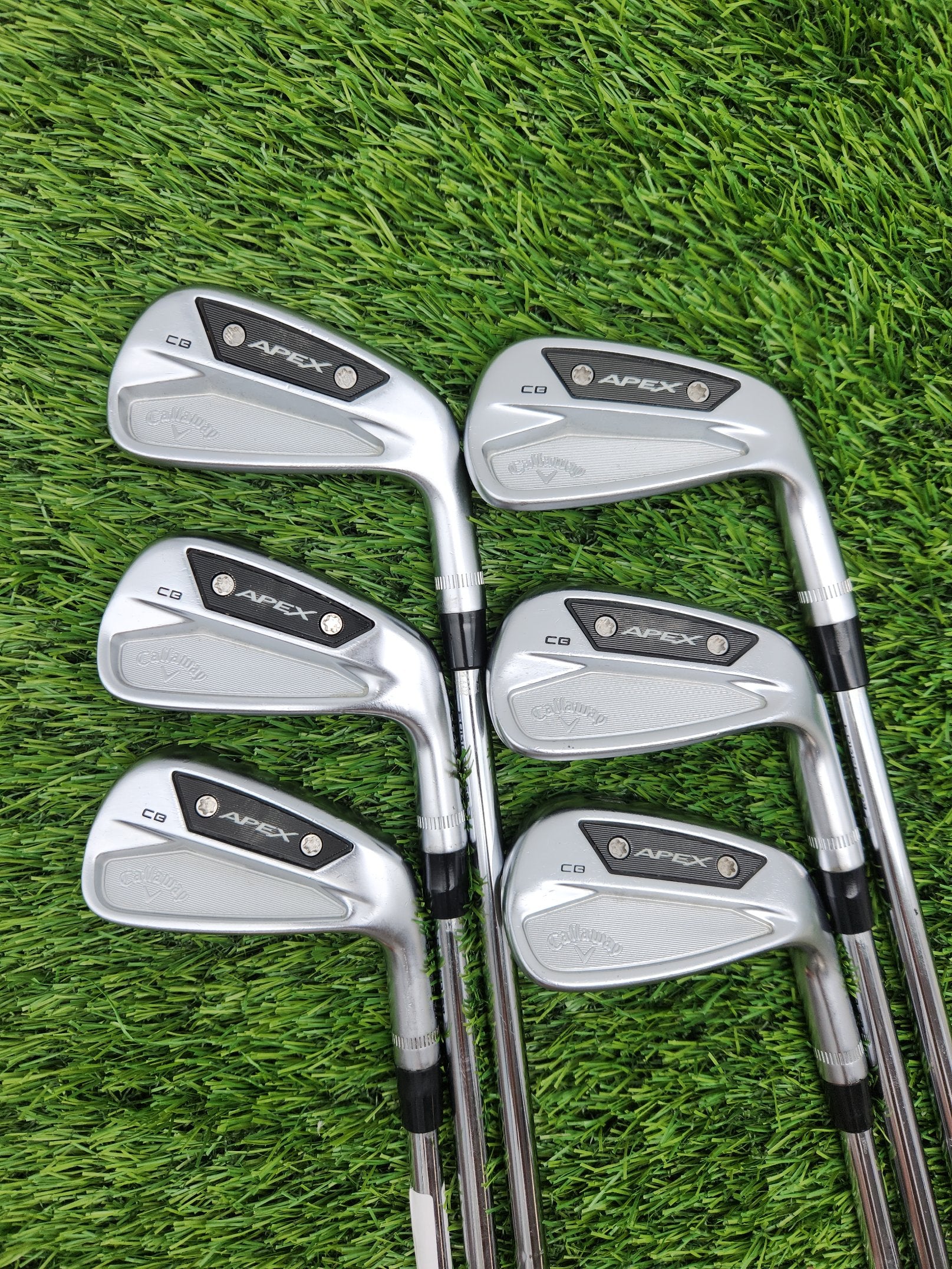 2024 CALLAWAY APEX CB IRON SET 5-PW XSTIFF TT DYNAGOLD X100 FAIR