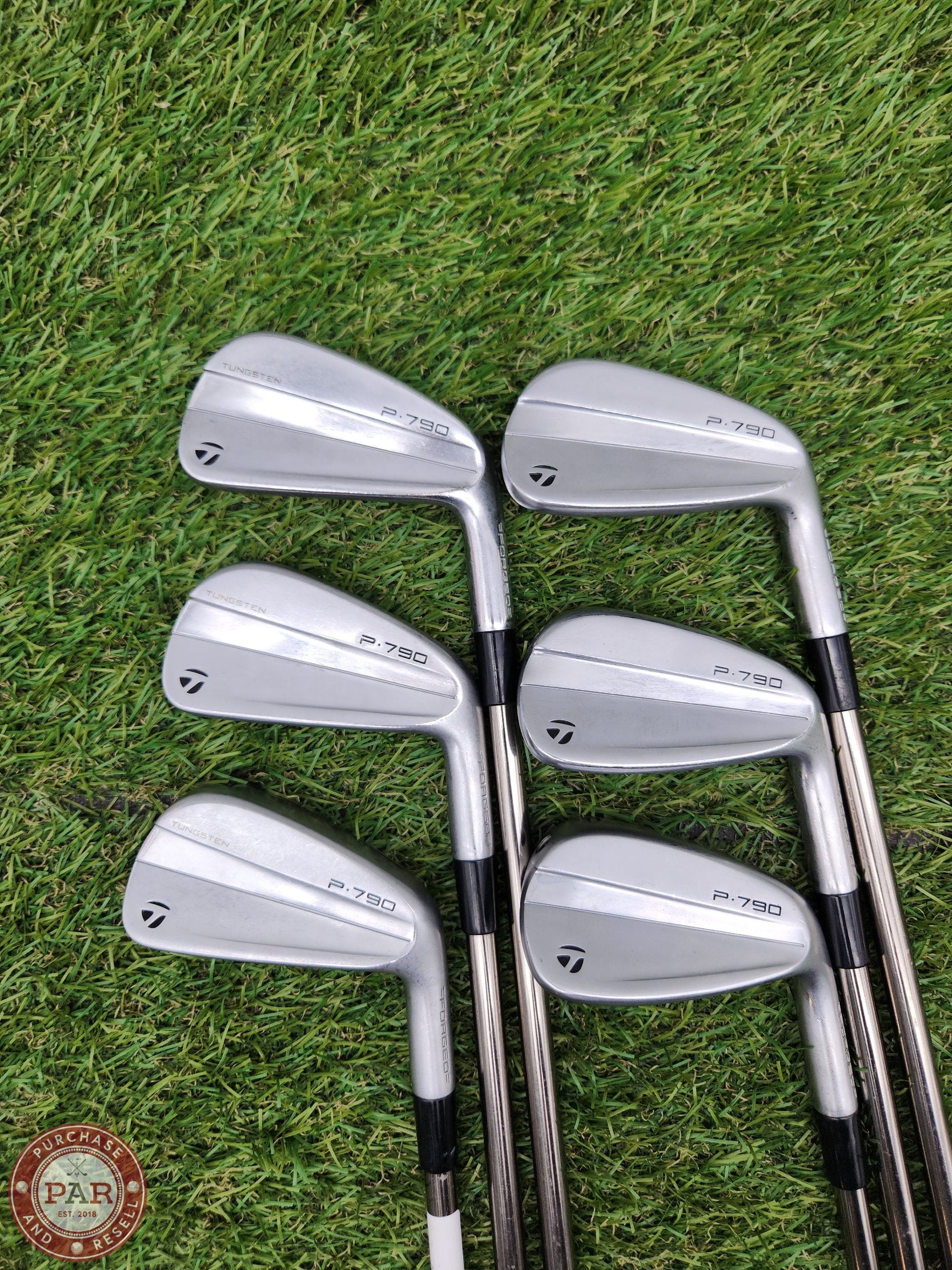 2023 TAYLORMADE P790 IRON SET 5-PW SENIOR MAMIYA RECOIL ESX 460 F2