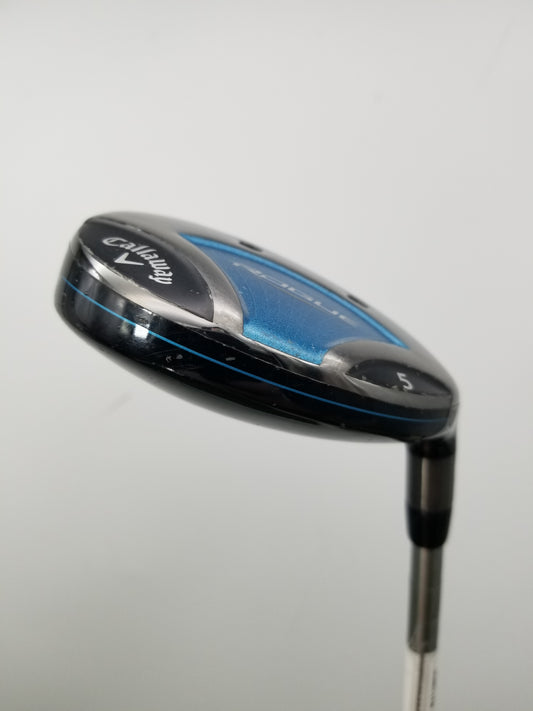 2018 CALLAWAY ROGUE 5 HYBRID 27* LADIES ALDILA QUARANTA 40 + HC GOOD