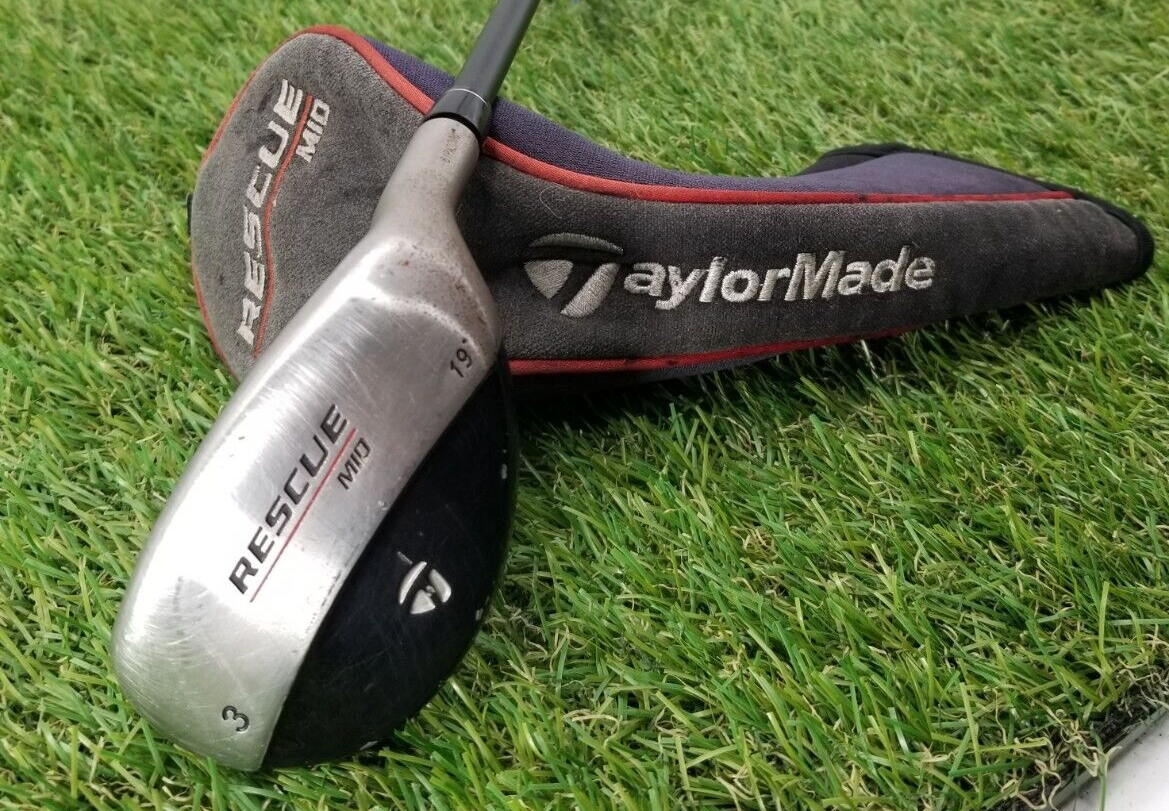 TAYLORMADE RESCUE MID 3 HYBRID 19* REGULAR ULTRALITE 65 +HC GOOD