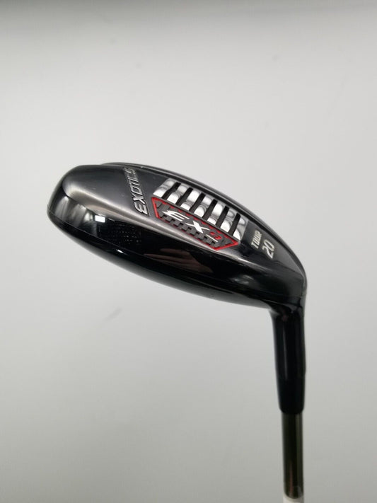 TOUR EDGE EXOTICS EX9 HYBRID 20* XSTIFF UST MAMIYA RECOIL ES 780 GOOD