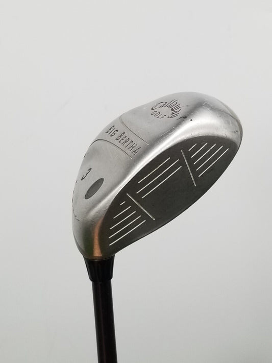 CALLAWAY BIG BERTHA 3 WOOD LADIES CALLAWAY GEMS 55G SHAFT POOR