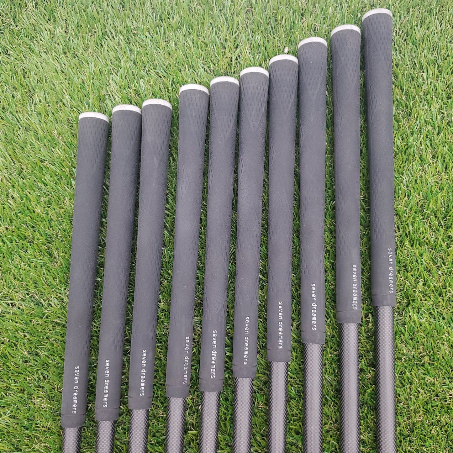 SEVEN DREAMERS IRON SHAFT SET 4-PW/AW/SW/LW 10PC SET VERYGOOD