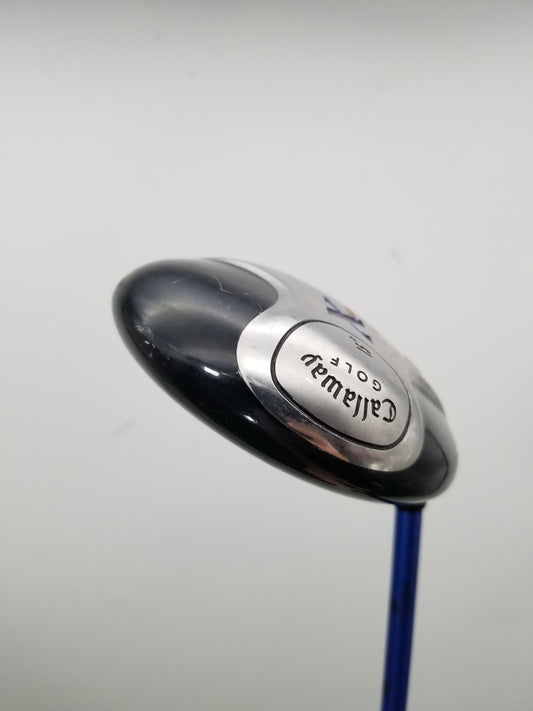 2007 CALLAWAY X 3 WOOD 15* STIFF GRAFALLOY PRO LAUNCH BLUE 65S FAIR