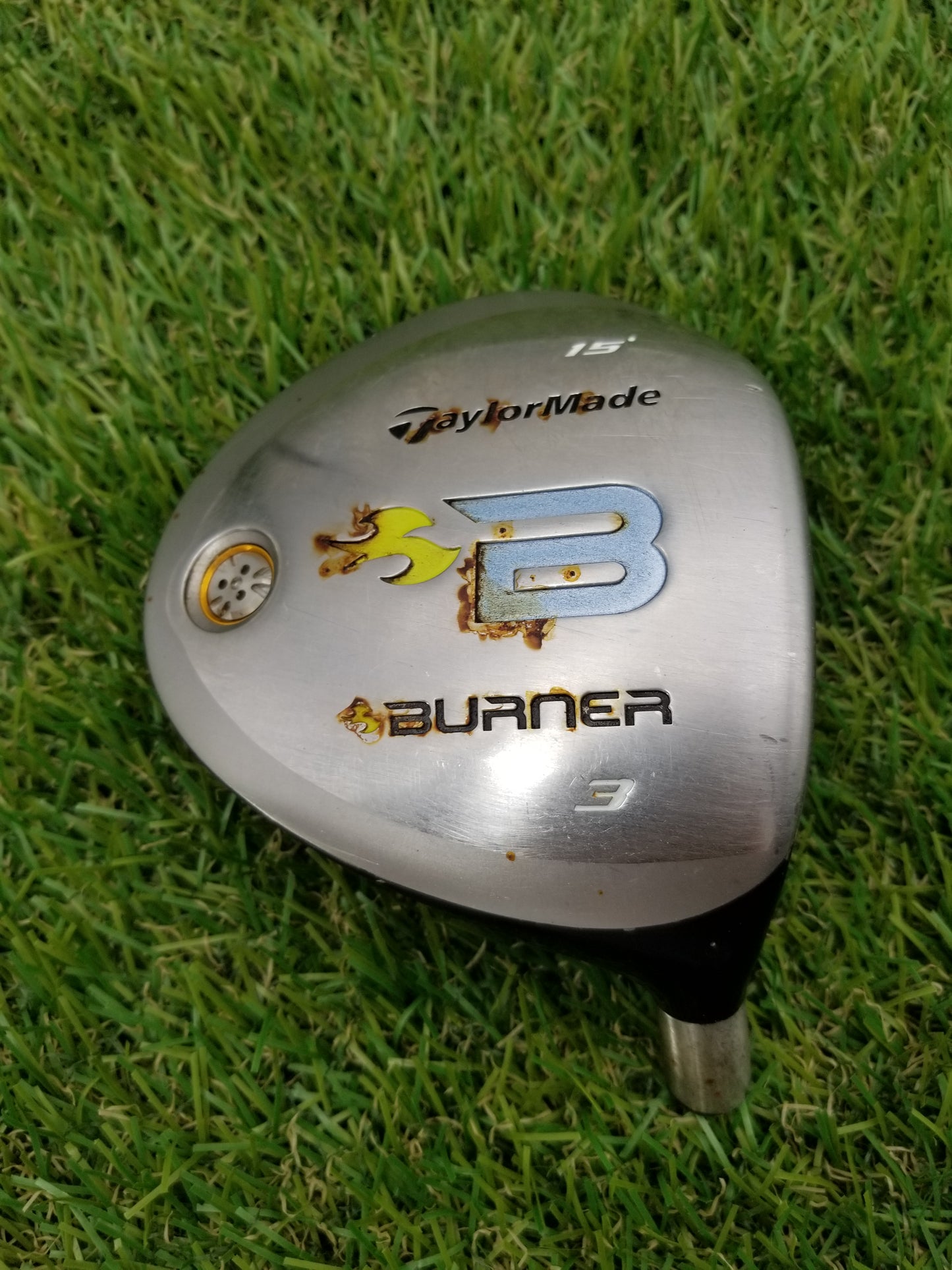 2009 WOMENS TAYLORMADE BURNER 3 WOOD 15* CLUBHEAD GOOD