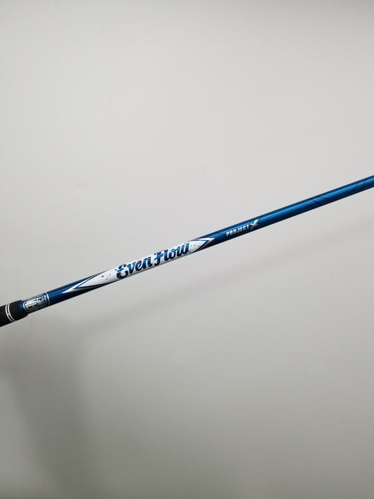 PROJECT X EVENFLOW BLUE HANDCRAFTED FWY SHAFT REGUALR 65G .350 41.5" VERYGOOD