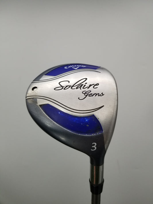 2014 CALLAWAY SOLAIRE GEMS 3 WOOD LADIES ALDILA RIP PHENOM R11S TM 50G FAIR