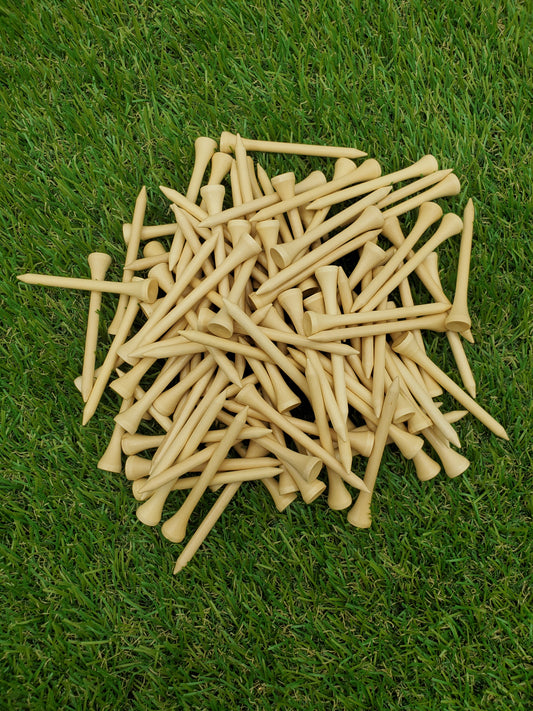 WOODEN GOLF TEES 100PACK