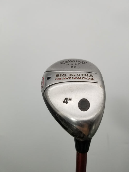 2007 CALLAWAY BIG BERTHA HEAVENWOOD 4 HYBRID 23* STIFF GRAFALLOY PROLITE FAIR