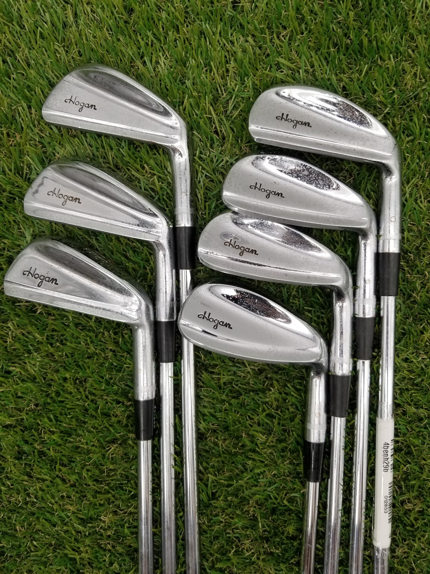 BEN HOGAN RADIAL IRON SET 3-5I,7I-PW REGULAR STEEL SHAFT FAIR