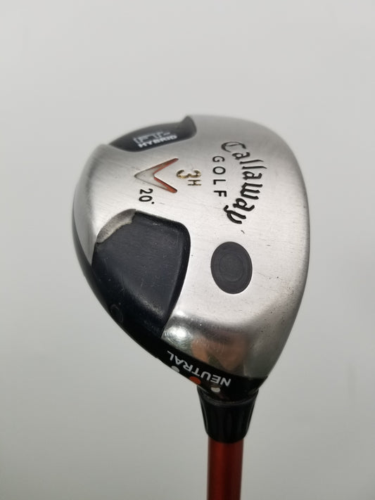 2008 CALLAWAY FT 3 HYBRID 20* STIFF ALDILA NVS HYBRID 85 FAIR