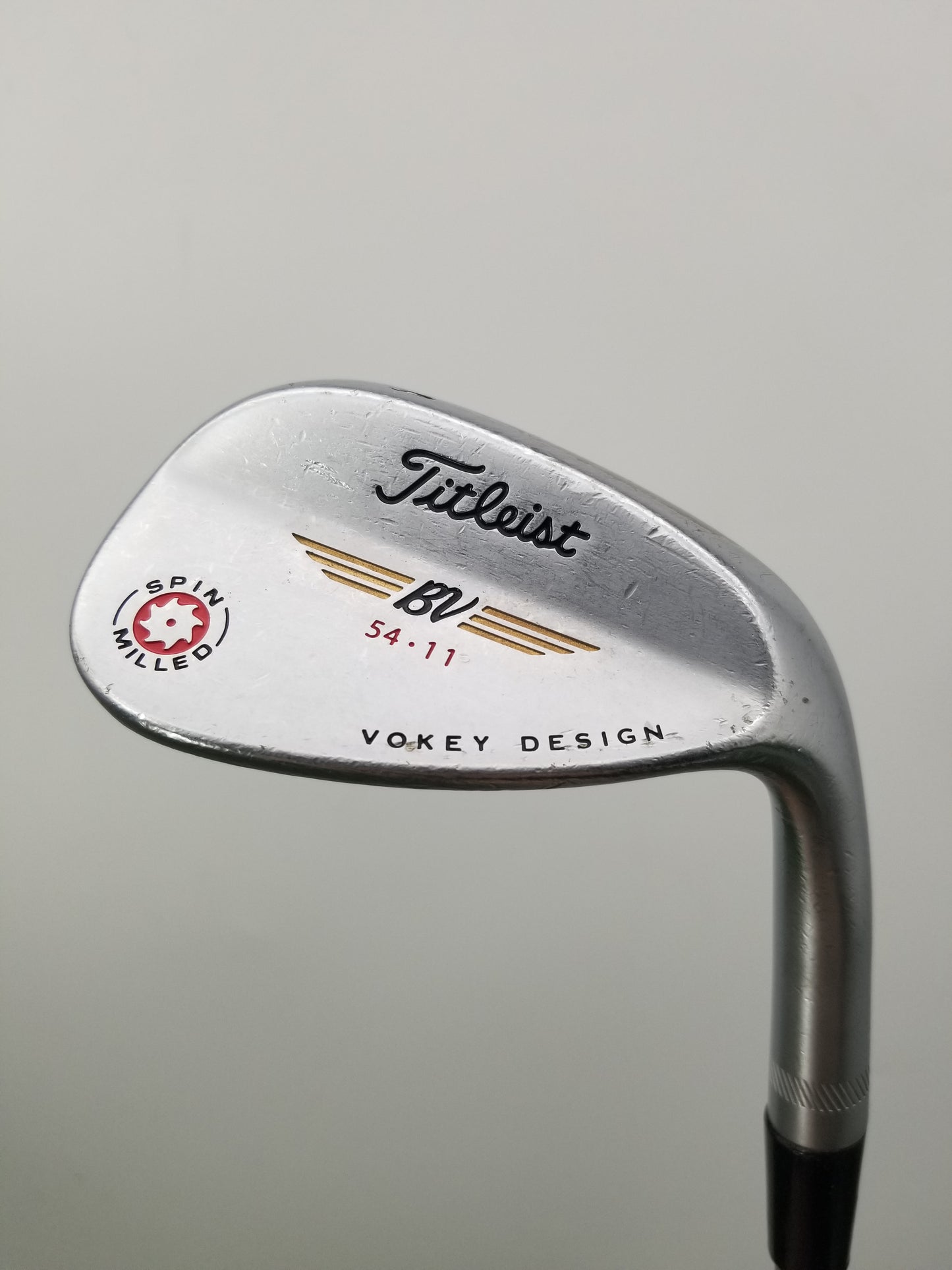 2009 TITLEIST VOKEY SPIN MILLED CHROME WEDGE 54*/11 REGULAR ACCRA 70I 36" POOR