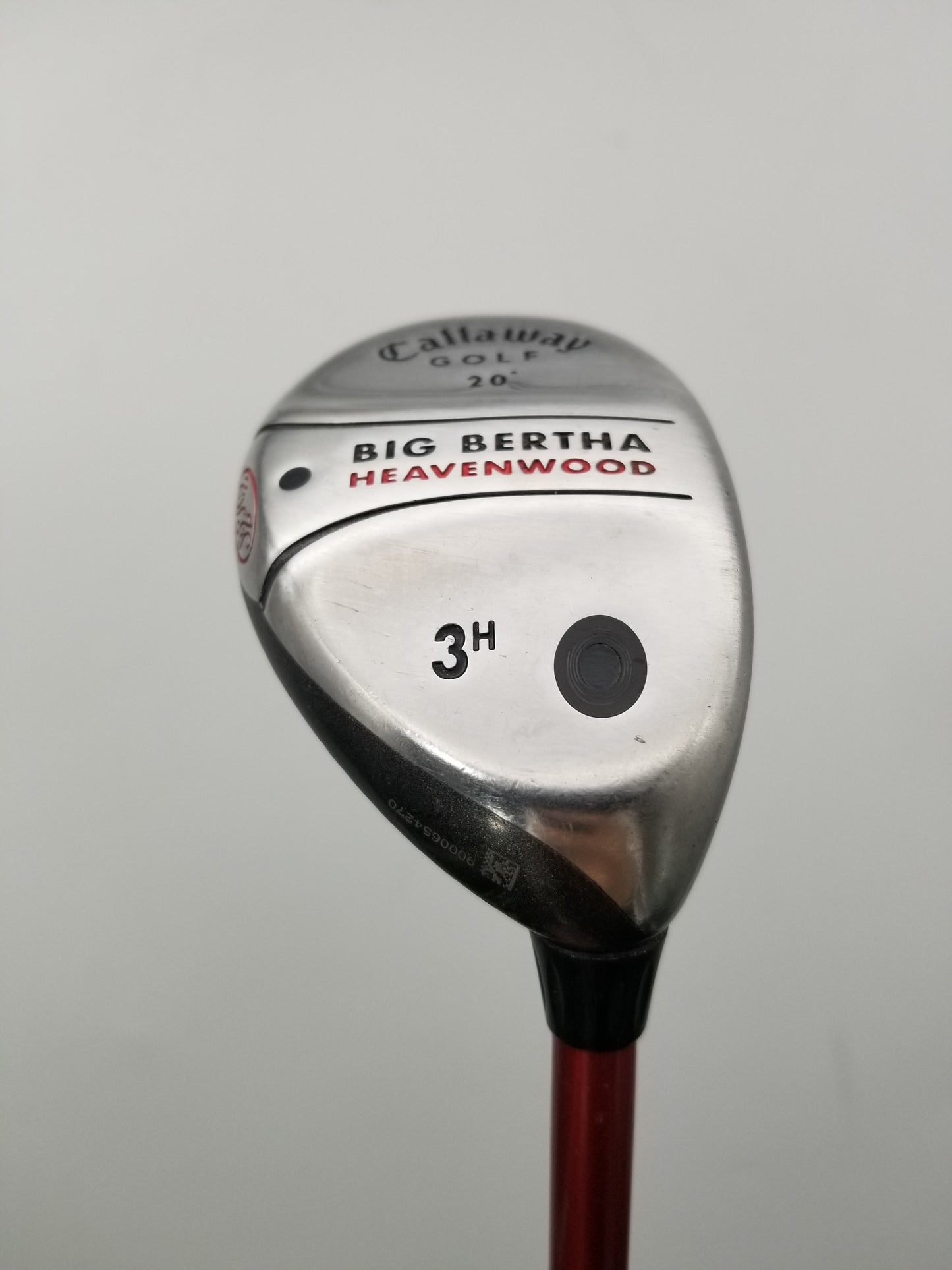 2007 CALLAWAY BIG BERTHA HEAVENWOOD 3 HYBRID 20* FIRM FLEX RCH 75 FAIR