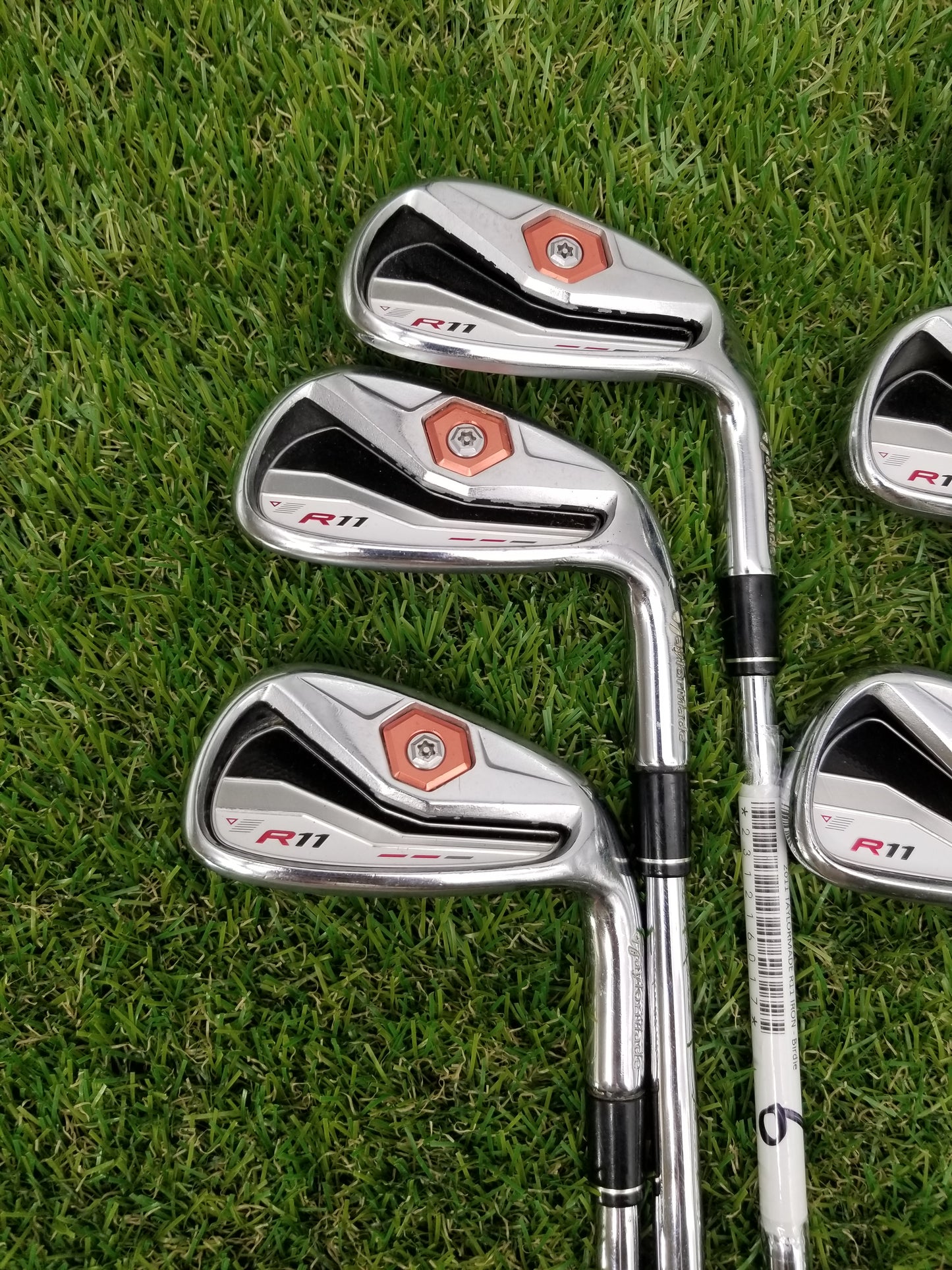 2011 TAYLORMADE R11 IRON SET 4-PW (NO 7IRON) XSTIFF TT DYN.GOLD X100 FAIR