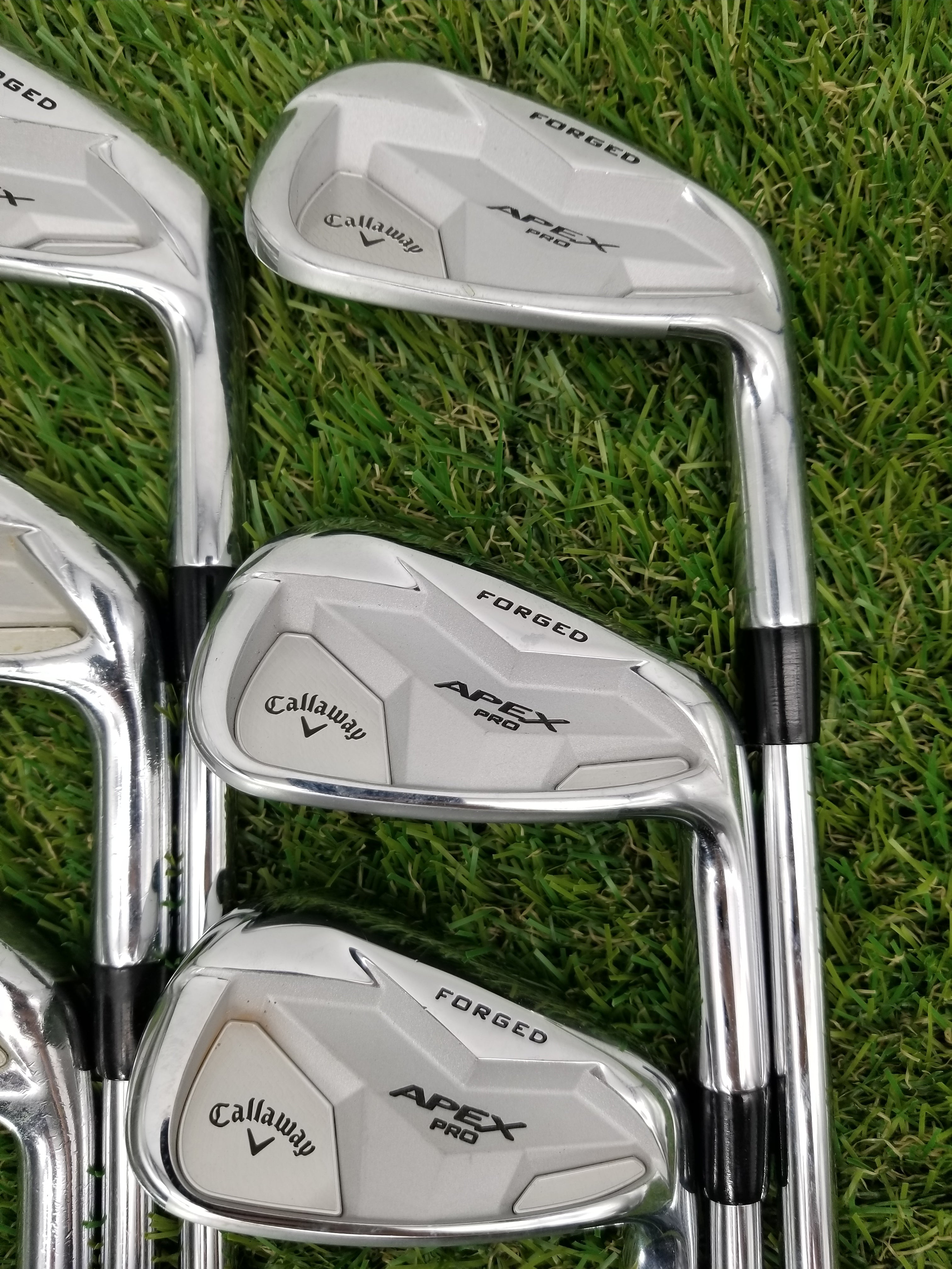 2019 CALLAWAY APEX 19 PRO IRON SET 5-PW STIFF N.S.PRO MODUS3 TOUR105 GOOD