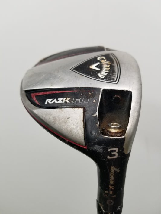 2011 CALLAWAY RAZR FIT 3 FAIRWAY WOOD 15* XSTIFF MITSUBISHI DIAMANA AHINA FAIR