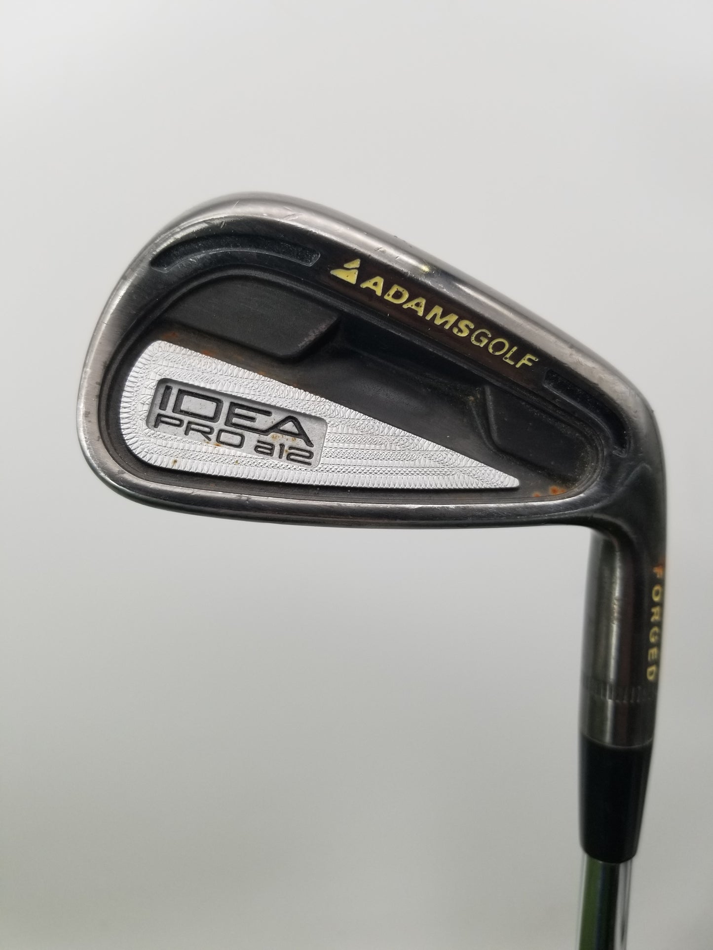 2011 ADAMS IDEA PRO A12 6 IRON STIFF KBS TOUR 38.25" GOOD